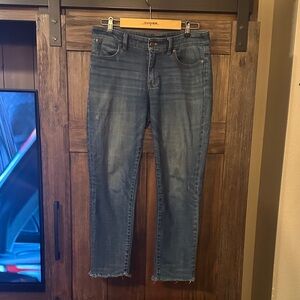Talbots Dark Blue Ankle Jeans